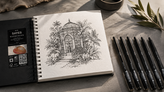 How to Choose the Right Fineliner Size for Ink Sketching