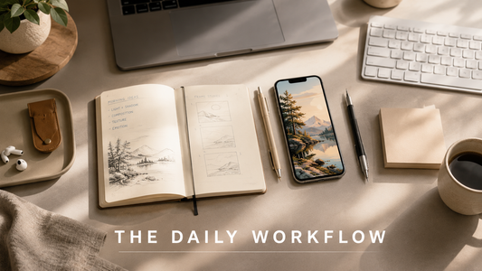 How to Post Art Daily Without Burning Out: The Smart Artist Workflow