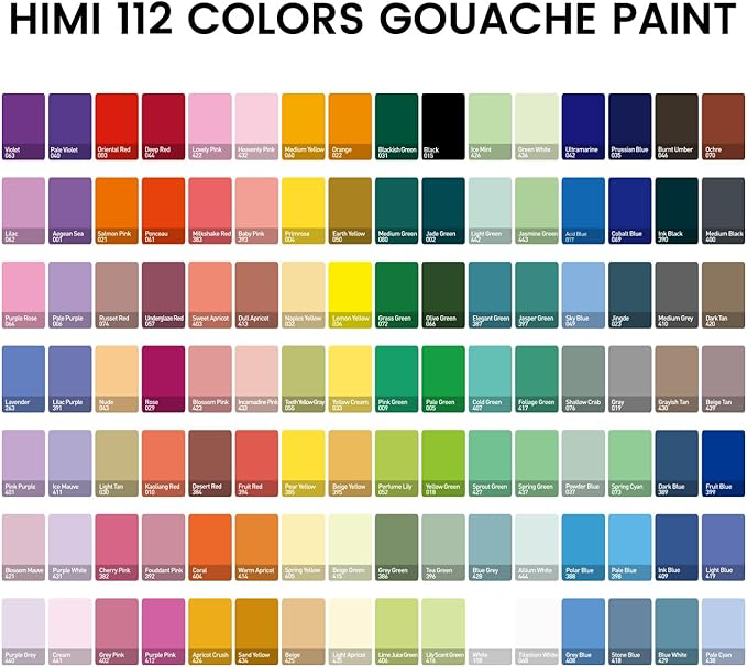 HIMI Gouache Paint Set