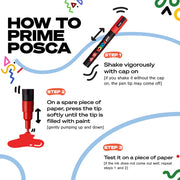 POSCA Paint Markers Set PC-5M | Paint Rocks, Shoes & Mugs — 6