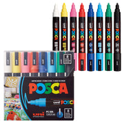 POSCA Paint Markers Set PC-5M | Paint Rocks, Shoes & Mugs — 1