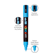 POSCA Paint Markers Set PC-5M | Paint Rocks, Shoes & Mugs — 3